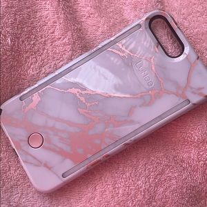 Light up protection phone case